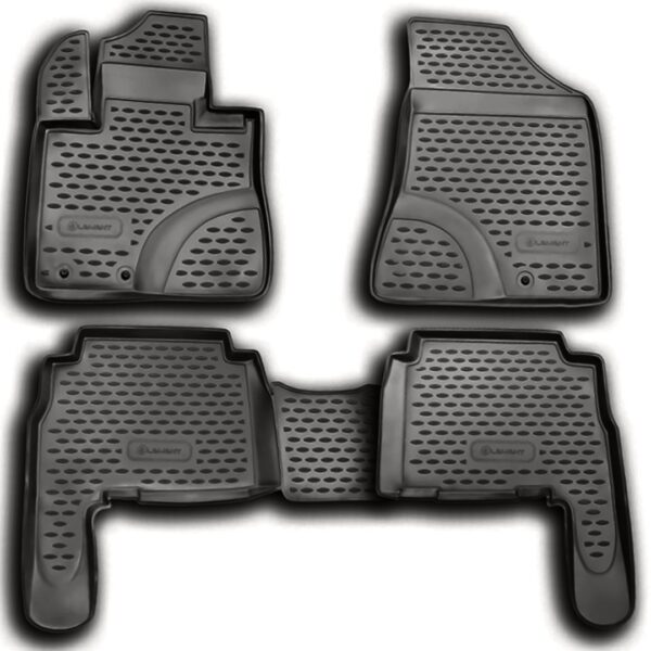 Novline ΜΑΡΚΕ ΠΑΤΑΚΙΑ ΣΕ ΣΚΑΦΗ TPE ΛΑΣΤΙΧΟ ΓΙΑ KIA SORENTO 11/2009-2015  ΣΕ ΑΝΘΡΑΚΙ ΣΚΟΥΡΟ ΓΚΡΙ ΧΡΩΜΑ NOVLINE - 4 ΤΕΜ.