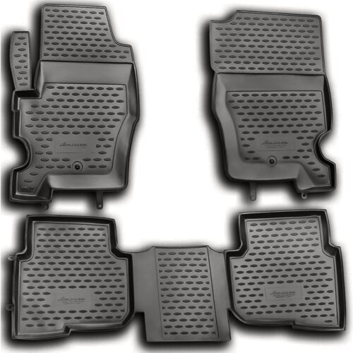 Novline ΜΑΡΚΕ ΠΑΤΑΚΙΑ ΣΕ ΣΚΑΦΗ TPE ΛΑΣΤΙΧΟ ΓΙΑ LAND ROVER DISCOVERY 4 09/2009-2016  ΣΕ ΑΝΘΡΑΚΙ ΣΚΟΥΡΟ ΓΚΡΙ ΧΡΩΜΑ NOVLINE – 4 ΤΕΜ.
