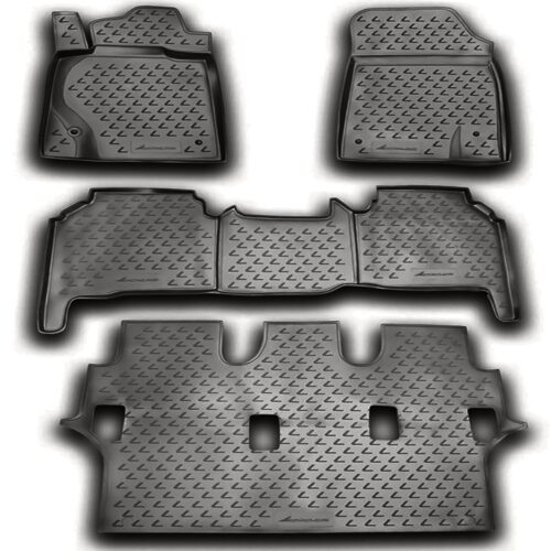 Novline ΜΑΡΚΕ ΠΑΤΑΚΙΑ ΣΕ ΣΚΑΦΗ TPE ΛΑΣΤΙΧΟ ΓΙΑ LEXUS LX570 2007+  ΣΕ ΑΝΘΡΑΚΙ ΣΚΟΥΡΟ ΓΚΡΙ ΧΡΩΜΑ NOVLINE – 4 ΤΕΜ.