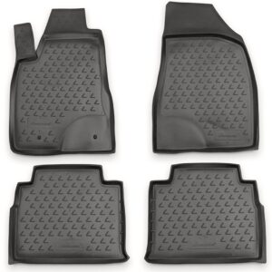 Novline ΜΑΡΚΕ ΠΑΤΑΚΙΑ ΣΕ ΣΚΑΦΗ TPE ΛΑΣΤΙΧΟ ΓΙΑ LEXUS RX 350 2003-2009  ΣΕ ΑΝΘΡΑΚΙ ΣΚΟΥΡΟ ΓΚΡΙ ΧΡΩΜΑ NOVLINE - 4 ΤΕΜ.