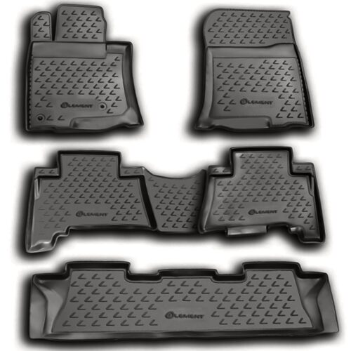 Novline ΜΑΡΚΕ ΠΑΤΑΚΙΑ ΣΕ ΣΚΑΦΗ TPE ΛΑΣΤΙΧΟ ΓΙΑ LEXUS GX460 02/2010+  ΣΕ ΑΝΘΡΑΚΙ ΣΚΟΥΡΟ ΓΚΡΙ ΧΡΩΜΑ NOVLINE – 5 ΤΕΜ.