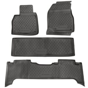 Novline ΜΑΡΚΕ ΠΑΤΑΚΙΑ ΣΕ ΣΚΑΦΗ TPE ΛΑΣΤΙΧΟ ΓΙΑ LEXUS LX 470 1998-2007  ΣΕ ΑΝΘΡΑΚΙ ΣΚΟΥΡΟ ΓΚΡΙ ΧΡΩΜΑ NOVLINE - 4 ΤΕΜ.