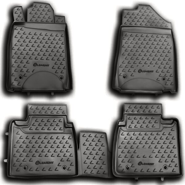 Novline ΜΑΡΚΕ ΠΑΤΑΚΙΑ ΣΕ ΣΚΑΦΗ TPE ΛΑΣΤΙΧΟ ΓΙΑ LEXUS ES350 10/2010-2012  ΣΕ ΑΝΘΡΑΚΙ ΣΚΟΥΡΟ ΓΚΡΙ ΧΡΩΜΑ NOVLINE - 4 ΤΕΜ.