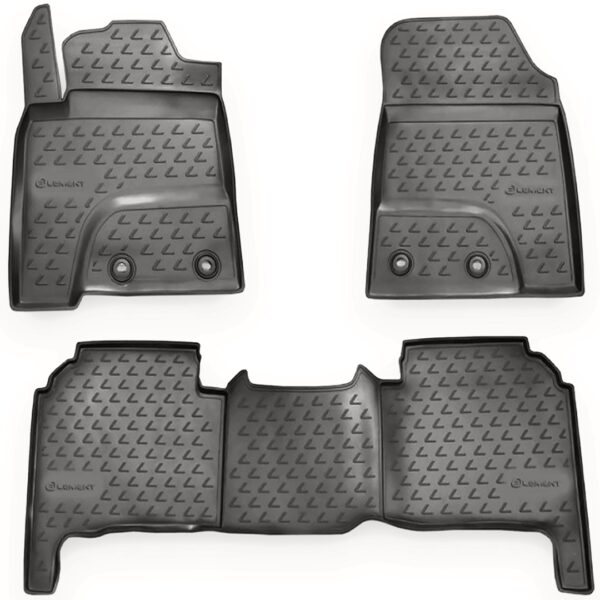 Novline ΜΑΡΚΕ ΠΑΤΑΚΙΑ ΣΕ ΣΚΑΦΗ TPE ΛΑΣΤΙΧΟ ΓΙΑ LEXUS LX570 2012+  ΣΕ ΑΝΘΡΑΚΙ ΣΚΟΥΡΟ ΓΚΡΙ ΧΡΩΜΑ NOVLINE - 3 ΤΕΜ.