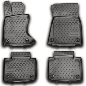 Novline ΜΑΡΚΕ ΠΑΤΑΚΙΑ ΣΕ ΣΚΑΦΗ TPE ΛΑΣΤΙΧΟ ΓΙΑ LEXUS GS350 2012+  ΣΕ ΑΝΘΡΑΚΙ ΣΚΟΥΡΟ ΓΚΡΙ ΧΡΩΜΑ NOVLINE - 4 ΤΕΜ.