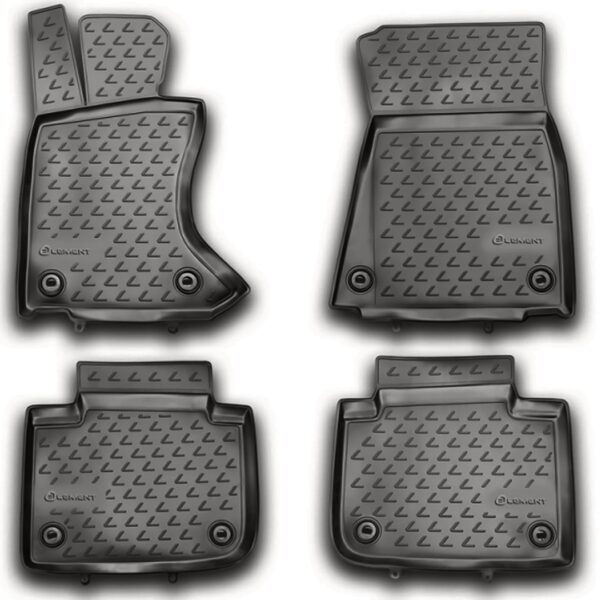 Novline ΜΑΡΚΕ ΠΑΤΑΚΙΑ ΣΕ ΣΚΑΦΗ TPE ΛΑΣΤΙΧΟ ΓΙΑ LEXUS GS350 2012+  ΣΕ ΑΝΘΡΑΚΙ ΣΚΟΥΡΟ ΓΚΡΙ ΧΡΩΜΑ NOVLINE - 4 ΤΕΜ.