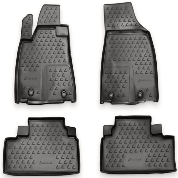 Novline ΜΑΡΚΕ ΠΑΤΑΚΙΑ ΣΕ ΣΚΑΦΗ TPE ΛΑΣΤΙΧΟ ΓΙΑ LEXUS RX350 2012+  ΣΕ ΑΝΘΡΑΚΙ ΣΚΟΥΡΟ ΓΚΡΙ ΧΡΩΜΑ NOVLINE - 4 ΤΕΜ.