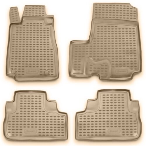 Novline ΜΑΡΚΕ ΠΑΤΑΚΙΑ ΣΕ ΣΚΑΦΗ TPE ΛΑΣΤΙΧΟ ΓΙΑ HONDA CR-V 01/2007-2012  ΣΕ ΜΠΕΖ ΧΡΩΜΑ NOVLINE – 4 ΤΕΜ.