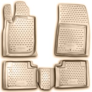 Novline ΜΑΡΚΕ ΠΑΤΑΚΙΑ ΣΕ ΣΚΑΦΗ TPE ΛΑΣΤΙΧΟ ΓΙΑ JEEP GRAND CHEROKEE 2011-2013  ΣΕ ΜΠΕΖ ΧΡΩΜΑ NOVLINE - 4 ΤΕΜ.