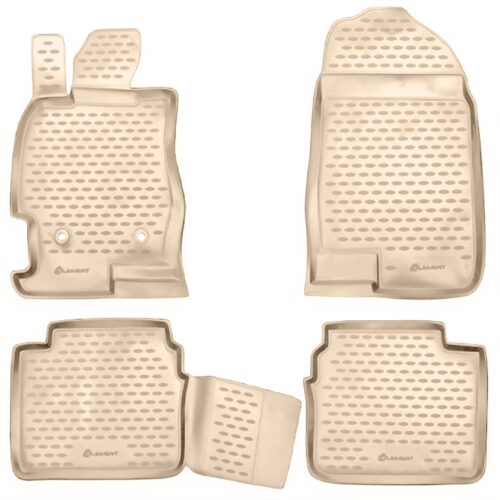 Novline ΜΑΡΚΕ ΠΑΤΑΚΙΑ ΣΕ ΣΚΑΦΗ TPE ΛΑΣΤΙΧΟ ΓΙΑ MAZDA 6 2007-12/2012  ΣΕ ΜΠΕΖ ΧΡΩΜΑ NOVLINE – 4 ΤΕΜ.