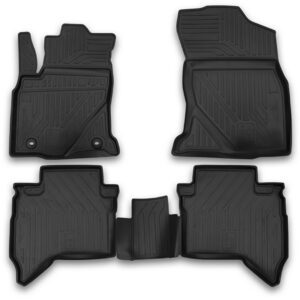 Novline ΜΑΡΚΕ ΠΑΤΑΚΙΑ ΣΕ ΣΚΑΦΗ TPE ΛΑΣΤΙΧΟ ΓΙΑ TOYOTA HILUX 4D 08/2015+  ΣΕ ΜΑΥΡΟ ΧΡΩΜΑ NOVLINE - 4 ΤΕΜ.