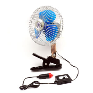 Amio ΑΝΕΜΙΣΤΗΡΑΣ ΑΝΑΠΤΗΡΑ 24V - 17,5 cm ΜΕ ΚΛΙΠ ΣΤΗΡΙΞΗΣ (ΠΕΡΙΣΤΡΕΦΟΜΕΝΟΣ/ΜΕΤΑΛΛΙΚΟΣ)​ AMIO - 1 ΤΕΜ.
