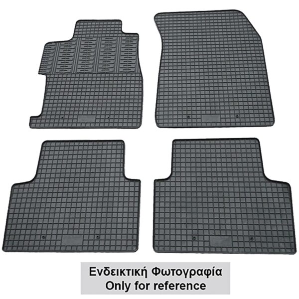 Cik ΜΑΡΚΕ ΠΑΤΑΚΙΑ ΣΕ ΣΚΑΦΗ ΛΑΣΤΙΧΟ ΓΙΑ SKODA RAPID 2012-2019 / SEAT TOLEDO 2012-2019 ΣΕ ΜΑΥΡΟ ΧΡΩΜΑ ΜΕ ΚΟΥΜΠΩΜΑΤΑ CIK - 4 ΤΕΜ.