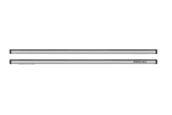 MENABO ΜΠΑΡΕΣ ΟΡΟΦΗΣ ΑΛΟΥΜΙΝΙΟΥ DELTA L SILVER 141 cm ΣΕ ΑΣΗΜΙ ΧΡΩΜΑ ΓΙΑ ΑΠΛΗ ΟΡΟΦΗ MENABO - 2 ΤΕΜ.