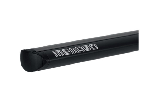 MENABO ΜΠΑΡΕΣ ΟΡΟΦΗΣ ΑΛΟΥΜΙΝΙΟΥ DELTA M BLACK 123 cm ROOF RACK ΣΕΤ ΣΕ ΜΑΥΡΟ ΧΡΩΜΑ ΜΕ ΠΡΟΣΤΑΤΕΥΤΙΚΑ ΚΑΠΑΚΙΑ ΑΚΡΩΝ ΓΙΑ ΑΠΛΗ ΟΡΟΦΗ MENABO - 2 ΤΕΜ. - Image 2