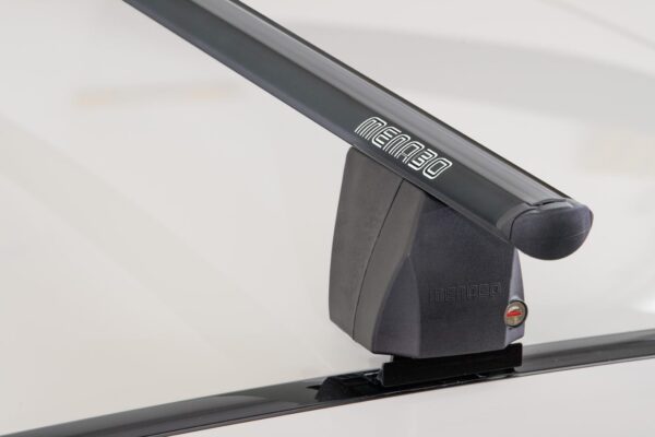 MENABO ΜΠΑΡΕΣ ΟΡΟΦΗΣ ΑΛΟΥΜΙΝΙΟΥ DELTA L BLACK 141 cm ΣΕ ΜΑΥΡΟ ΧΡΩΜΑ ΓΙΑ ΑΠΛΗ ΟΡΟΦΗ MENABO - 2 ΤΕΜ. - Image 2
