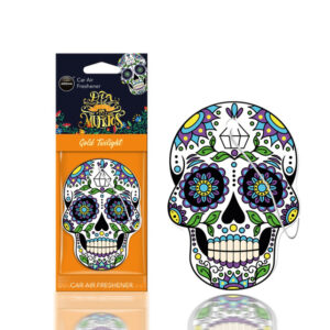 Amio ΑΡΩΜΑΤΙΚΟ ΚΡΕΜΑΣΤΟ AROMA CAR MUERTOS  GOLD TATTOO ΑMiO - 1 TEM.