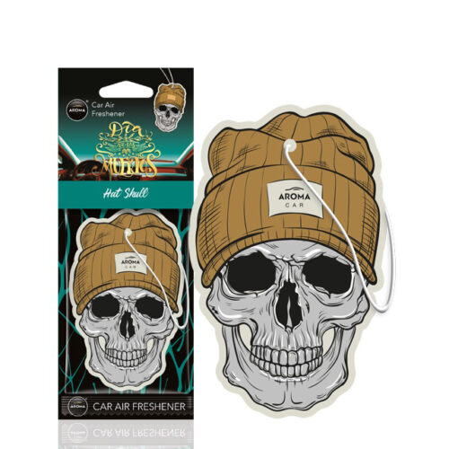 Amio ΑΡΩΜΑΤΙΚΟ ΚΡΕΜΑΣΤΟ AROMA CAR MUERTOS HΑΤ SKULL ΑMiO – 1 TEM.