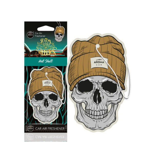Amio ΑΡΩΜΑΤΙΚΟ ΚΡΕΜΑΣΤΟ AROMA CAR MUERTOS HΑΤ SKULL ΑMiO - 1 TEM.