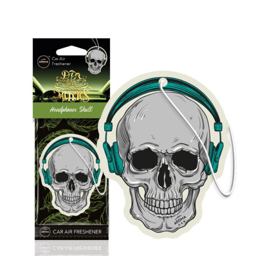 Amio ΑΡΩΜΑΤΙΚΟ ΚΡΕΜΑΣΤΟ AROMA CAR MUERTOS HEADPHONES SKULL ΑMiO – 1 TEM.