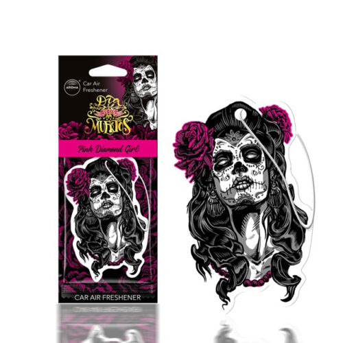 Amio ΑΡΩΜΑΤΙΚΟ ΚΡΕΜΑΣΤΟ AROMA CAR MUERTOS PINK DIAMONT GIRL ΑMiO – 1 TEM.