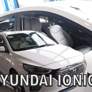 Heko ΑΝΕΜΟΘΡΑΥΣΤΕΣ ΓΙΑ HYUNDAI IONIQ 5D 2016+  ΣΕΤ ΑΥΤΟΚΙΝΗΤΟΥ ΑΠΟ ΕΥΚΑΜΠΤΟ ΦΙΜΕ ΠΛΑΣΤΙΚΟ HEKO - 4 ΤΕΜ.