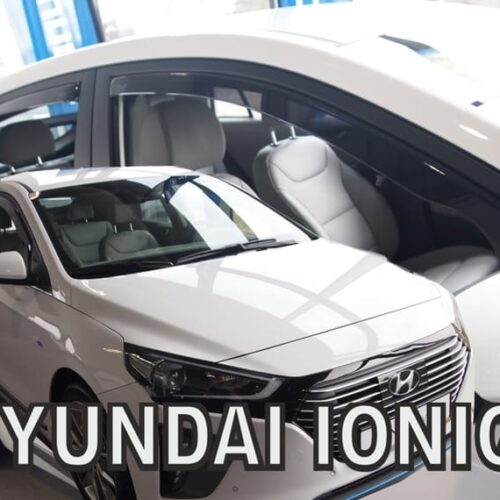 Heko ΑΝΕΜΟΘΡΑΥΣΤΕΣ ΓΙΑ HYUNDAI IONIQ 5D 2016+  ΣΕΤ ΑΥΤΟΚΙΝΗΤΟΥ ΑΠΟ ΕΥΚΑΜΠΤΟ ΦΙΜΕ ΠΛΑΣΤΙΚΟ HEKO – 4 ΤΕΜ.