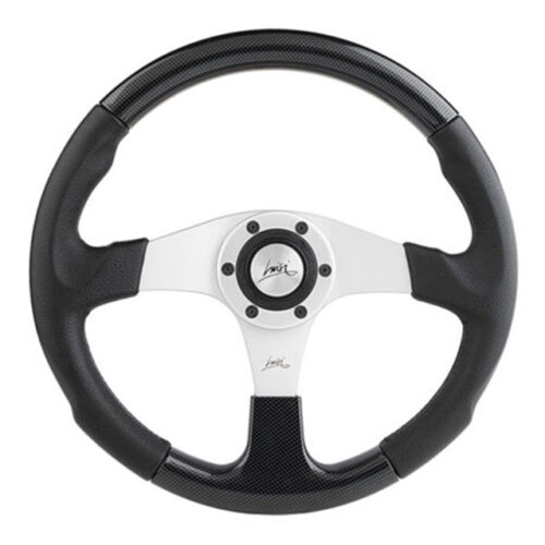 Luisi ΤΙΜΟΝΙ EVOLUTION 2 360mm ΜΑΥΡΟ/CARBON/ΧΡΩΜΙΟ ΤΡΙΑΚΤΙΝΟ LUISI