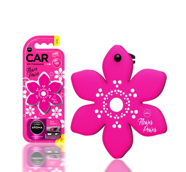 Amio ΑΡΩΜΑΤΙΚΟ ΑΕΡΑΓΩΓΟΥ AROMA CAR FLOWER POWER PINK BLOSSOM AMIO -1 ΤΕΜ.