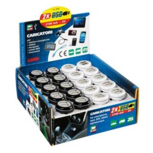 Lampa Στάντ Φορτιστές Αναπτήρα USB 12/24V 2100mA 5V- Στάντ με 20 φορτιστές