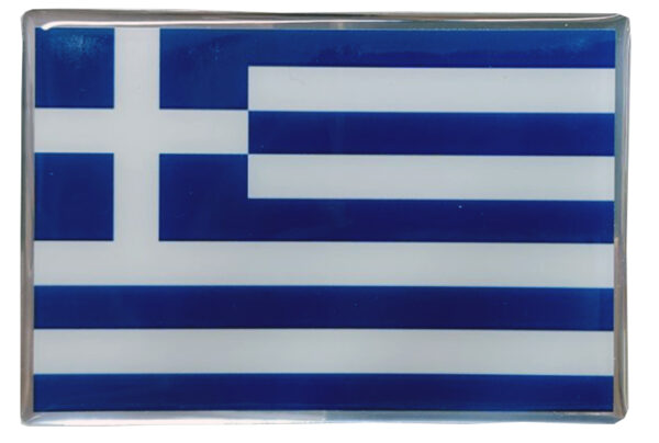 Race Axion GREECE ΑΥΤΟΚΟΛΛΗΤΗ ΕΛΛΗΝΙΚΗ ΣΗΜΑΙΑ 10 X 6,8 cm ΜΠΛΕ/ΛΕΥΚΟ/ΧΡΩΜΙΟ ΜΕ ΕΠΙΚΑΛΥΨΗ ΣΜΑΛΤΟΥ- 1 ΤΕΜ.