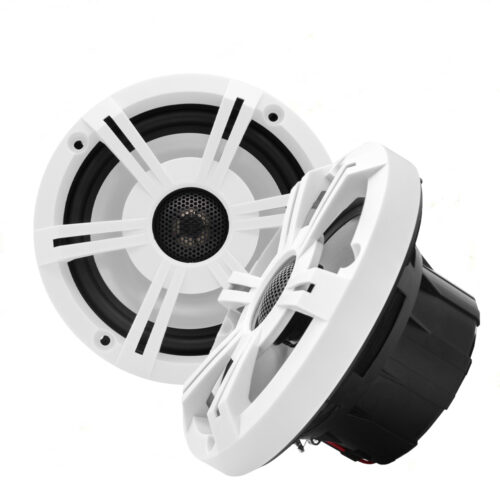 Hasda HASDA ΗΧΕΙΑ 2 ΔΡΟΜΩΝ 6.5” ΛΕΥΚΑ 240W ΑΔΙΑΒΡΟΧΑ H-065W -2 ΤΕΜ.