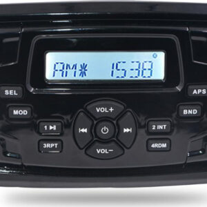 Hasda HASDA MP3 PLAYER 155X105mm - 12V - 4X45W ΜΕ ΡΑΔΙΟΦΩΝΟ/USB/BLUETOOTH (ΑΔΙΑΒΡΟΧΟ/ΜΑΥΡΟ)