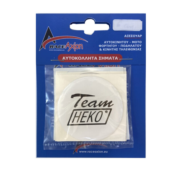 Race Axion HEKO ΑΥΤΟΚΟΛΛΗΤΑ ΖΑΝΤΩΝ 6,7 cm ΛΕΥΚΟ/ΜΑΥΡΟ ΣΜΑΛΤΟΥ - 4 ΤΕΜ. - Image 3
