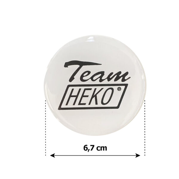 Race Axion HEKO ΑΥΤΟΚΟΛΛΗΤΑ ΖΑΝΤΩΝ 6,7 cm ΛΕΥΚΟ/ΜΑΥΡΟ ΣΜΑΛΤΟΥ - 4 ΤΕΜ. - Image 2