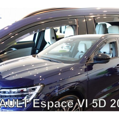 Heko ΑΝΕΜΟΘΡΑΥΣΤΕΣ ΓΙΑ RENAULT ESPACE 5D 2023+ ΣΕΤ ΑΥΤΟΚΙΝΗΤΟΥ ΑΠΟ ΕΥΚΑΜΠΤΟ ΦΙΜΕ ΠΛΑΣΤΙΚΟ HEKO – 4 ΤΕΜ