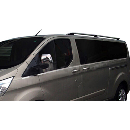 S-dizayn ΚΑΠΑΚΙΑ ΚΑΘΡΕΠΤΗ ΧΡΩΜΙΟΥ ΜΕΤΑΛΛΙΚΑ ΓΙΑ FORD TOURNEO CUSTOM C-CERIES COURIER 2012+ ΧΡΩΜΙΟ