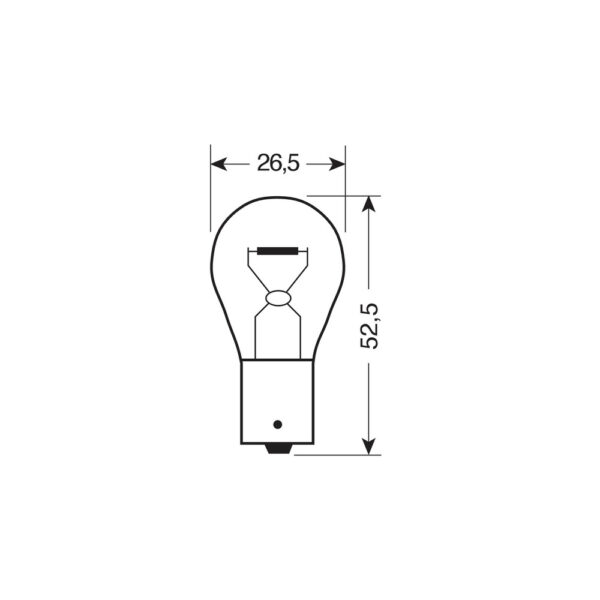 Lampa ΛΑΜΠΑΚΙΑ 12V/PY21W ΚΑΘΡΕΠΤΗΣ - Image 2