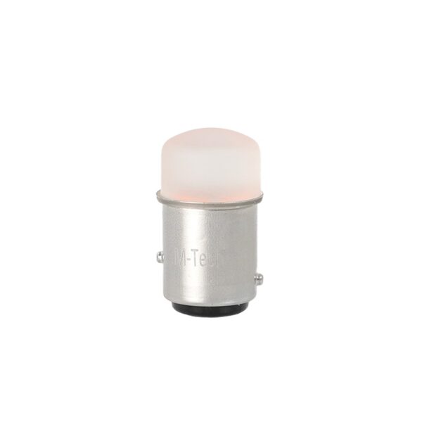 M-Tech P21/5W 12V BAY15d 9xSMD3014 LED ΚΟΚΚΙΝΟ BLISTER M-TECH - 2 ΤΕΜ.