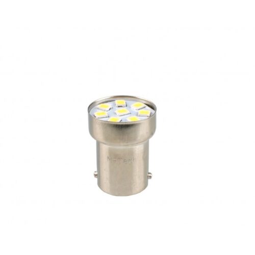 M-Tech P21W G18 12V BA15s 8xSMD2835 LED ΚΟΚΚΙΝΟ BLISTER M-TECH – 2 ΤΕΜ.