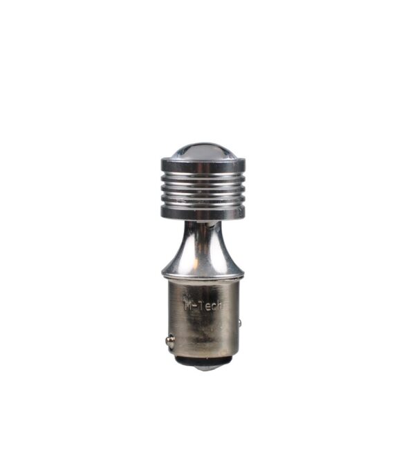 M-Tech P21/5W 12V BAY15s 2,2W 4xHP LED OSRAM ΛΕΥΚΟ BLISTER 1ΤΕΜ. M-TECH - Image 2