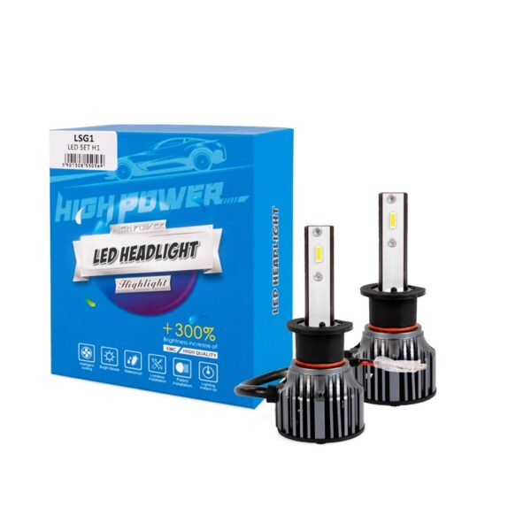 M-Tech H1 12>24V 6.500K 5.000lm 50W CSP1860 LED LSG SERIES +300% KIT M-TECH - 2 ΤΕΜ.