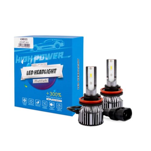 M-Tech H11  12>24V 6.500K 5.000lm 50W CSP1860 LED LSG SERIES +300% KIT M-TECH – 2 ΤΕΜ.