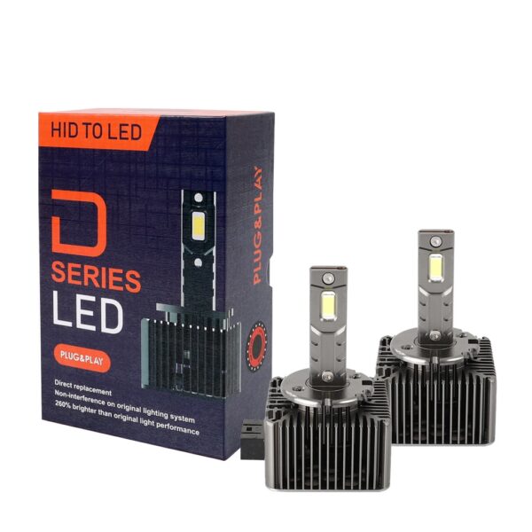 M-Tech D1S 12V PK32d-2 6000K 8.400lm 35W D-SERIES LED PLUG & PLAY KIT CAN-BUS (ΜΕ ΑΝΕΜΙΣΤΗΡΑΚΙ) MTECH - 2ΤΕΜ.