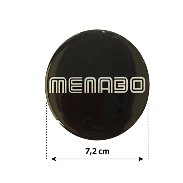 Race Axion MENABO ΑΥΤΟΚΟΛΛΗΤΑ ΖΑΝΤΩΝ 7,2 cm ΛΕΥΚΟ/ΜΑΥΡΟ ΣΜΑΛΤΟΥ - 4 ΤΕΜ. - Image 2
