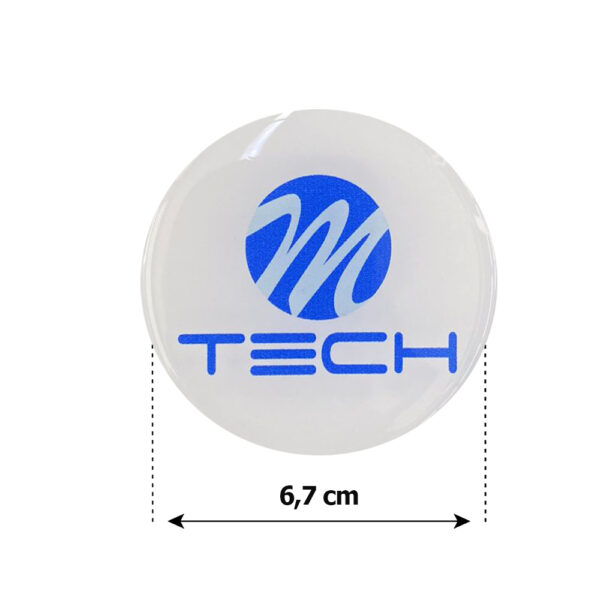 Race Axion MTECH ΑΥΤΟΚΟΛΛΗΤΑ ΖΑΝΤΩΝ 6,7 cm ΛΕΥΚΟ/ΜΠΛΕ ΣΜΑΛΤΟΥ - 4 ΤΕΜ. - Image 2