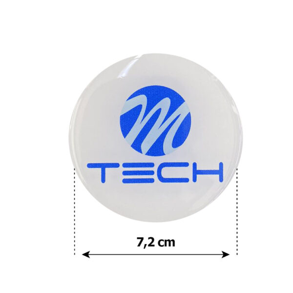Race Axion MTECH ΑΥΤΟΚΟΛΛΗΤΑ ΖΑΝΤΩΝ 7,2 cm ΛΕΥΚΟ/ΜΠΛΕ ΣΜΑΛΤΟΥ - 4 ΤΕΜ. - Image 2