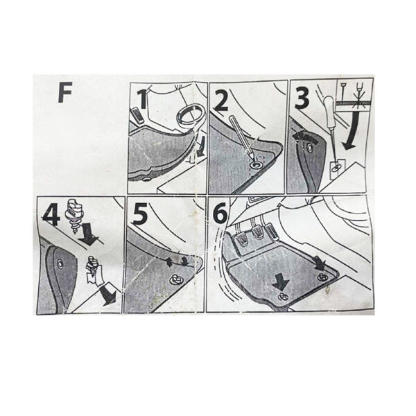 Novline ΜΑΡΚΕ ΠΑΤΑΚΙΑ ΣΕ ΣΚΑΦΗ TPE ΛΑΣΤΙΧΟ ΓΙΑ TOYOTA IQ 03/2008+  ΣΕ ΜΠΕΖ ΧΡΩΜΑ NOVLINE - 3 ΤΕΜ. - Image 3