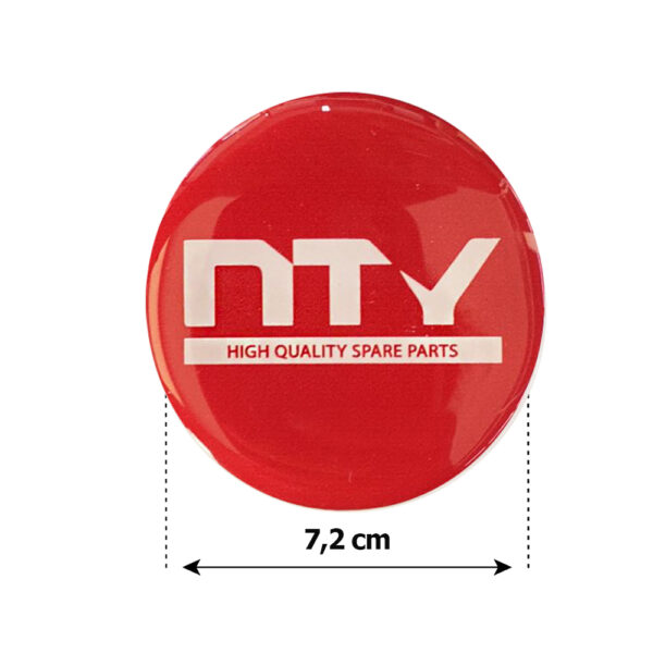 Race Axion NTY ΑΥΤΟΚΟΛΛΗΤΑ ΖΑΝΤΩΝ 7,2 cm ΛΕΥΚΟ/ΜΠΟΡΝΤΟ ΣΜΑΛΤΟΥ - 4 ΤΕΜ. - Image 2