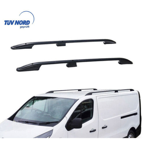 Omtec ΜΠΑΡΕΣ ΟΡΟΦΗΣ ΓΙΑ OPEL VIVARO 2014+ /RENAULT TRAFIC 2014+ ΠΑΡΑΛΛΗΛΕΣ ΑΛΟΥΜΙΝΙΟΥ L2 ΜΑΥΡΕΣ